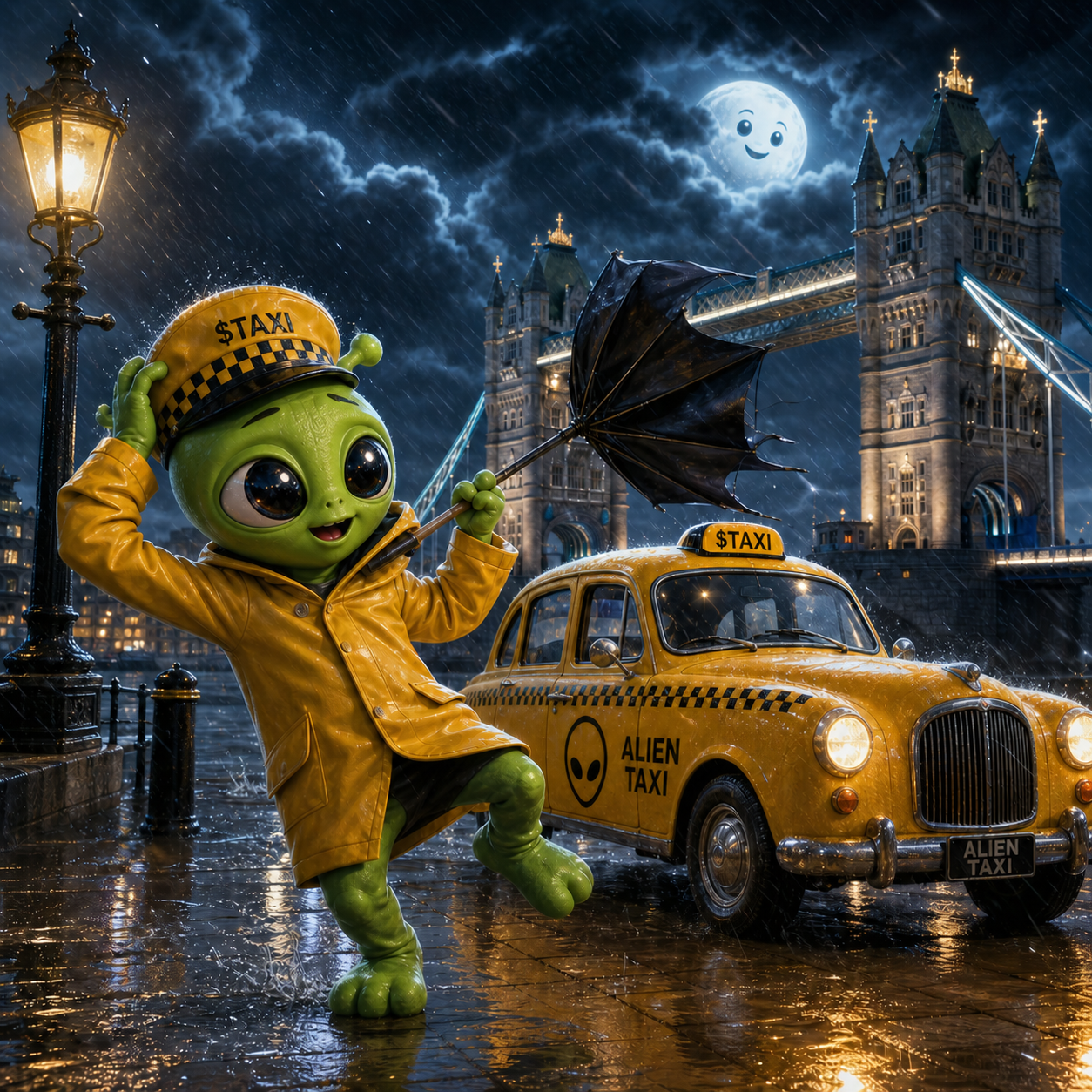 Alien Taxi Daily Thursday London visual